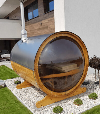 Barrel sauna houtkachel