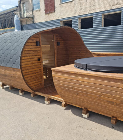 The hybrid sauna & hottub