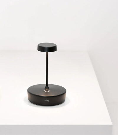 Zafferano-swap-mini-tafellamp-oplaadbaar-14-8cm-zwart